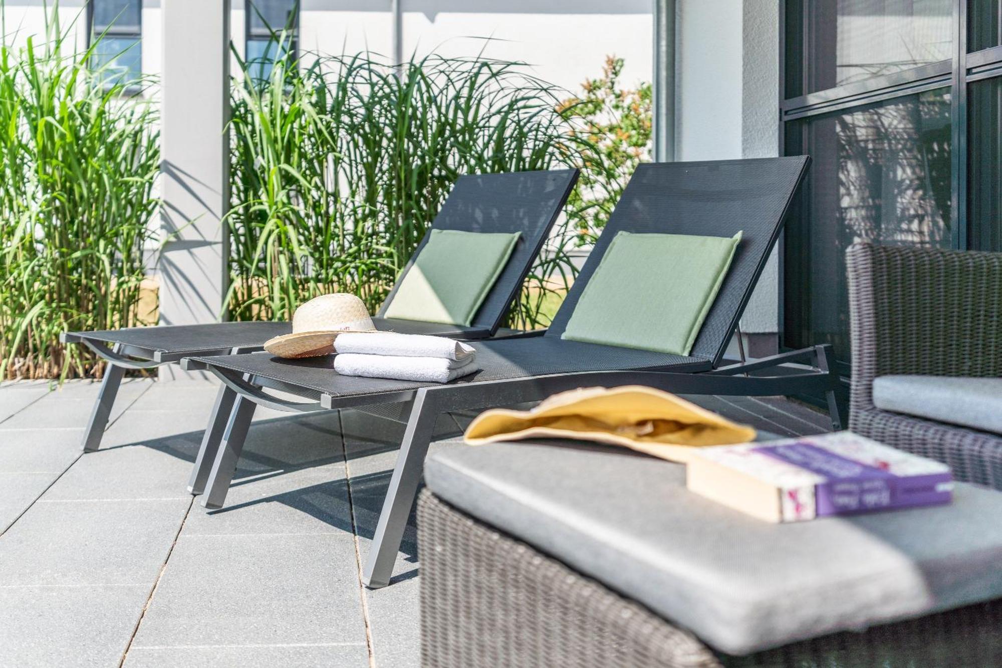 Terrassenwohnung "Inselhain" - Oase Am Haff Garz  Екстериор снимка