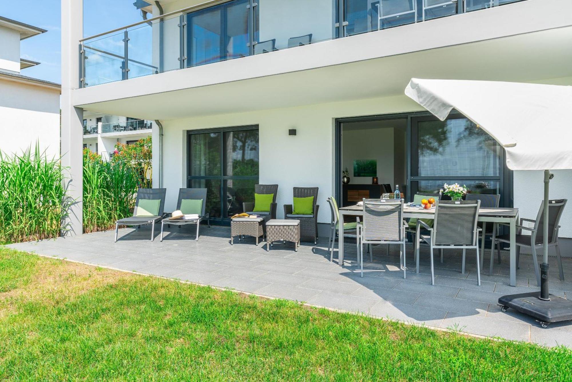 Terrassenwohnung "Inselhain" - Oase Am Haff Garz  Екстериор снимка
